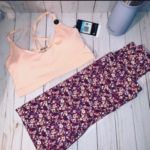 Aerie Chill Play Move Floral Leggings